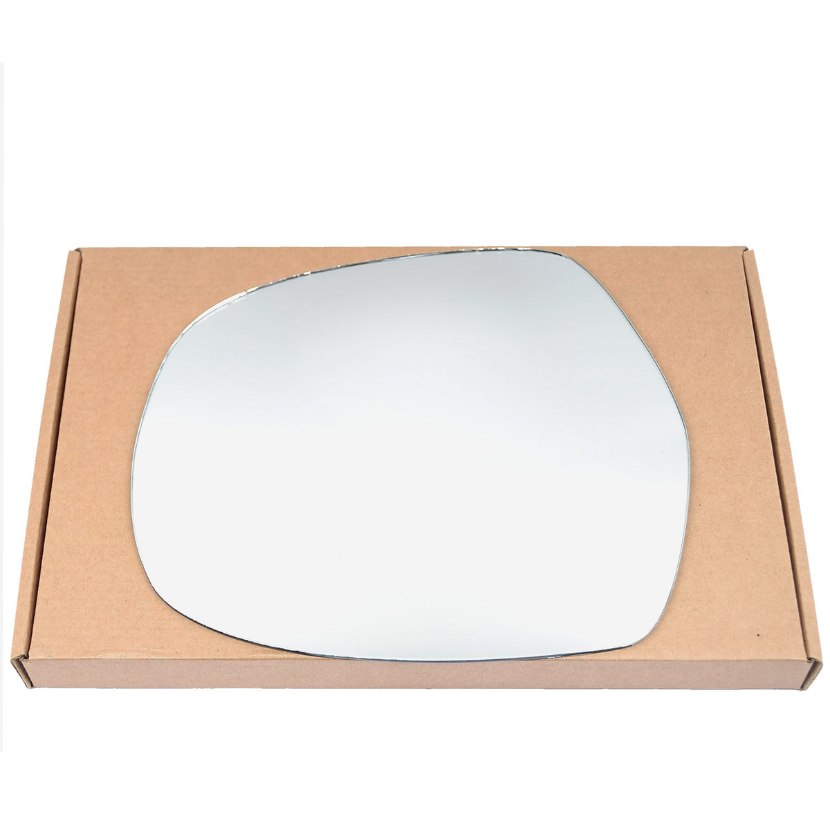 Wing Mirror Glass Left for Toyota Land Cruiser 2003-2009 Stick-On Passenger Near Side Convex