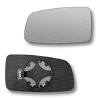 Replacement Wing Mirror Glass Left for Citroen ZX 1991-1998 Clip-On Passenger Near Side N/S Heated Convex