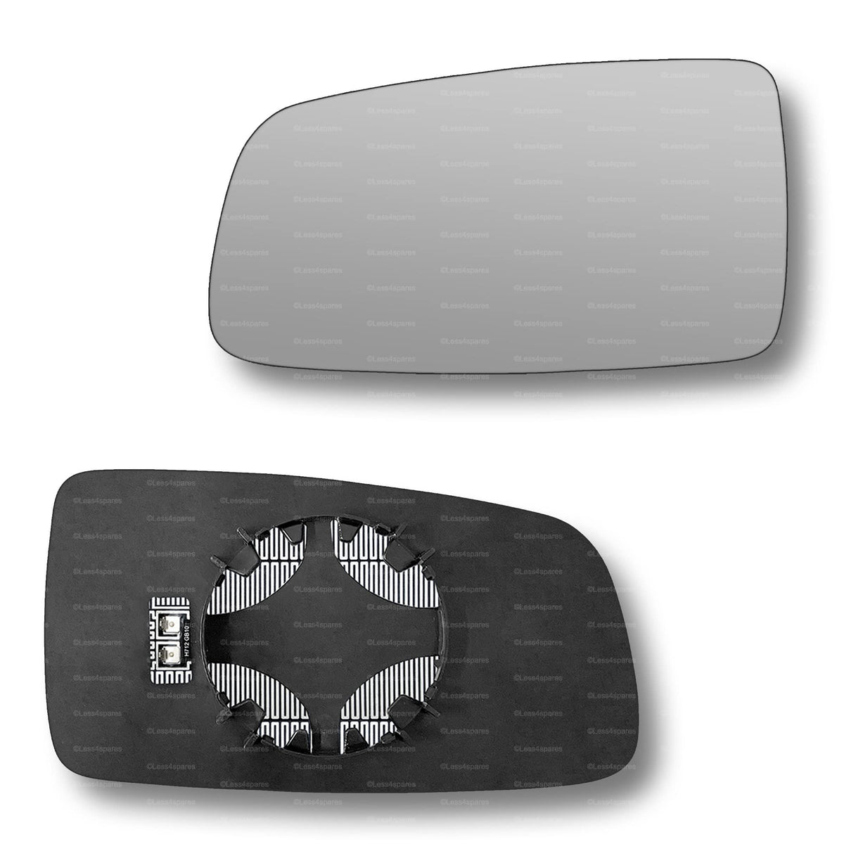 Replacement Wing Mirror Glass Left for Citroen ZX 1991-1998 Clip-On Passenger Near Side N/S Heated Convex