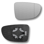 Replacement Wing Mirror Glass Right for Renault Captur 2013-2020 Clip-On Driver Off side Heated with Blind Spot