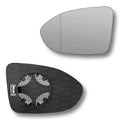 Replacement Wing Mirror Glass Left for VW Golf 2020-2022 Clip-On Passenger Near Side N/S Heated with Blind Spot