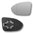 Replacement Wing Mirror Glass Left for VW Golf 2020-2022 Clip-On Passenger Near Side N/S Heated with Blind Spot