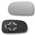 Replacement Wing Mirror Glass Left for Saab 9 5 2003-2008 Clip-On Passenger Near Side N/S Heated Convex