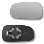 Replacement Wing Mirror Glass Left for Saab 9 5 2003-2008 Clip-On Passenger Near Side N/S Heated Convex