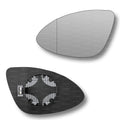 Replacement Wing Mirror Glass Left for Porsche Cayenne 2010-2018 Clip-On Passenger Near Side N/S Heated with Blind Spot