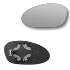 Replacement Wing Mirror Glass Left for BMW M3 2000-2006 Clip-On Passenger Near Side N/S Heated Convex