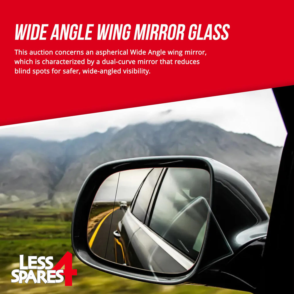 Replacement Wing Mirror Glass Left for Mini Roadster 2012-2015 Clip-On Passenger Near Side N/S with Blind Spot - image 2