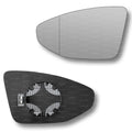 Replacement Wing Mirror Glass Left for Audi A8 2017-2022 Clip-On Passenger Near Side N/S Heated with Blind Spot