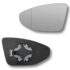 Replacement Wing Mirror Glass Left for Audi A8 2017-2022 Clip-On Passenger Near Side N/S Heated with Blind Spot