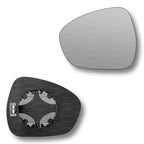 Replacement Wing Mirror Glass Left for Alfa Romeo Stelvio 2017-2022 Clip-On Passenger Near Side N/S Heated Convex