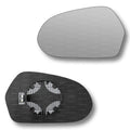 Replacement Wing Mirror Glass Left for Audi A6 2011-2018 Clip-On Passenger Near Side N/S Heated Convex