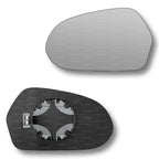 Replacement Wing Mirror Glass Left for Audi A6 2011-2018 Clip-On Passenger Near Side N/S Heated Convex