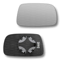 Replacement Wing Mirror Glass Right for Toyota Yaris 1999-2005 Clip-On Driver Off side Heated Convex