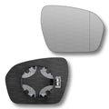 Replacement Wing Mirror Glass Right for Land Rover Range Rover Evoque 2011-2013 Clip-On Driver Off side Heated with Blind Spot