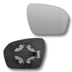 Replacement Wing Mirror Glass Right for Land Rover Range Rover Evoque 2011-2013 Clip-On Driver Off side Heated with Blind Spot