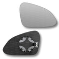 Replacement Wing Mirror Glass Right for Vauxhall Insignia 2008-2017 Clip-On Driver Off side Heated Convex