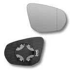 Replacement Wing Mirror Glass Right for Audi Q3 2018-2022 Clip-On Driver Off side Heated with Blind Spot