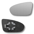 Replacement Wing Mirror Glass Left for Vauxhall Meriva 2010-2017 Clip-On Passenger Near Side N/S Heated Convex