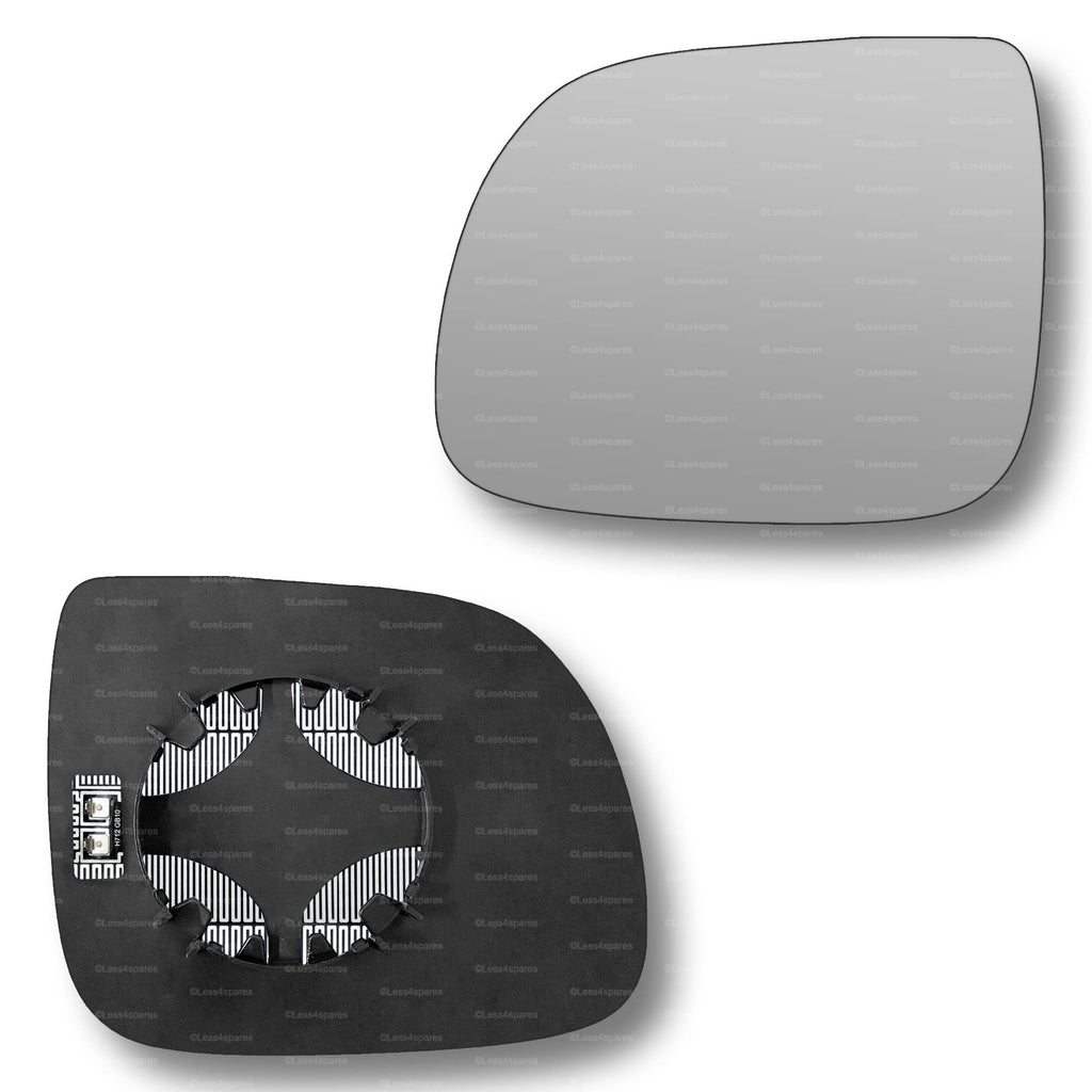 Replacement Wing Mirror Glass Right for Audi Q5 2008-2016 Clip-On Driver Off side Heated Convex