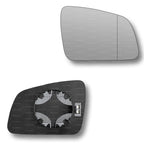 Replacement Wing Mirror Glass Right for Mercedes C-Class 2007-2008 Clip-On Driver Off side Heated with Blind Spot
