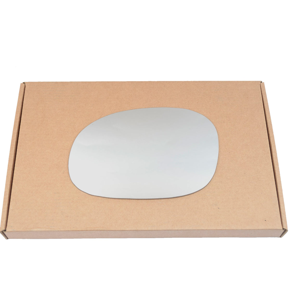 Wing Mirror Glass Left for Peugeot 206 1998-2009 Stick-On Passenger Near Side Convex
