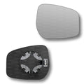 Replacement Wing Mirror Glass Right for Nissan Note 2013-2017 Clip-On Driver Off side Heated Convex