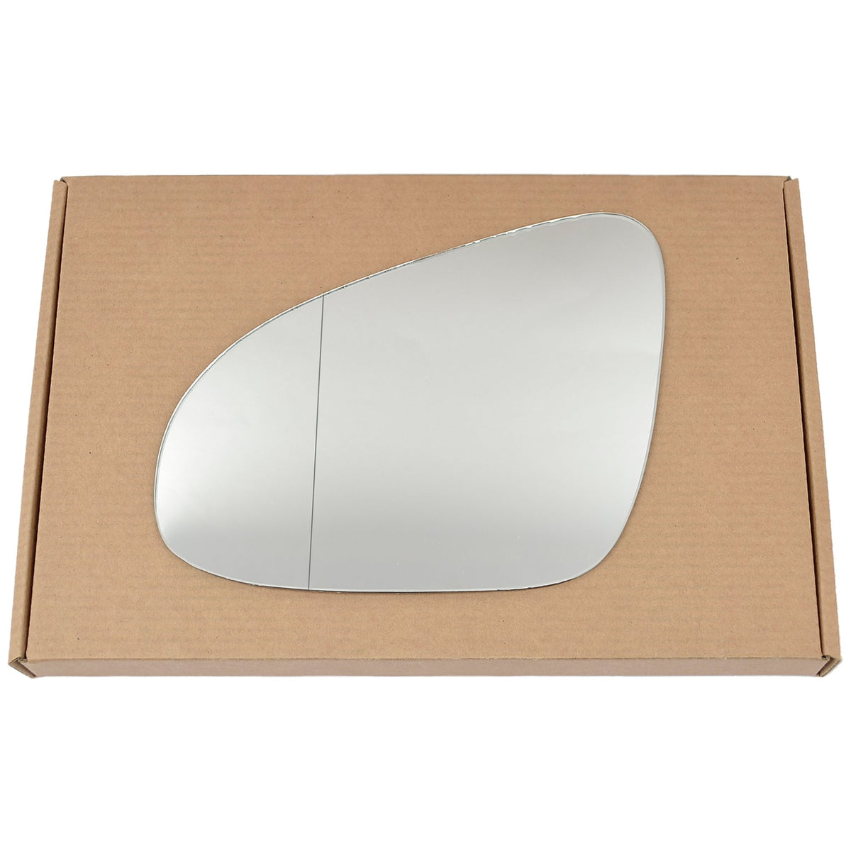 Wing Mirror Glass Left for Toyota Yaris 2012-2020 Stick-On Passenger Near Side with Blind Spot