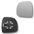 Replacement Wing Mirror Glass Left for Mercedes Vito 2003-2009 Clip-On Passenger Near Side N/S Heated Convex