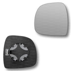 Replacement Wing Mirror Glass Left for Mercedes Vito 2003-2009 Clip-On Passenger Near Side N/S Heated Convex