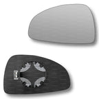 Replacement Wing Mirror Glass Left for Audi TT 2006-2014 Clip-On Passenger Near Side N/S Heated Convex