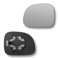 Replacement Wing Mirror Glass Left for Fiat Panda 2009-2022 Clip-On Passenger Near Side N/S Heated Convex