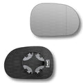 Replacement Wing Mirror Glass Right for Mercedes M-Class 1998-2001 Clip-On Driver Off side Heated with Blind Spot