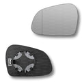 Replacement Wing Mirror Glass Left for Hyundai i10 2013-2019 Clip-On Passenger Near Side N/S Heated with Blind Spot