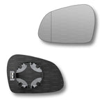 Replacement Wing Mirror Glass Left for Hyundai i10 2013-2019 Clip-On Passenger Near Side N/S Heated with Blind Spot