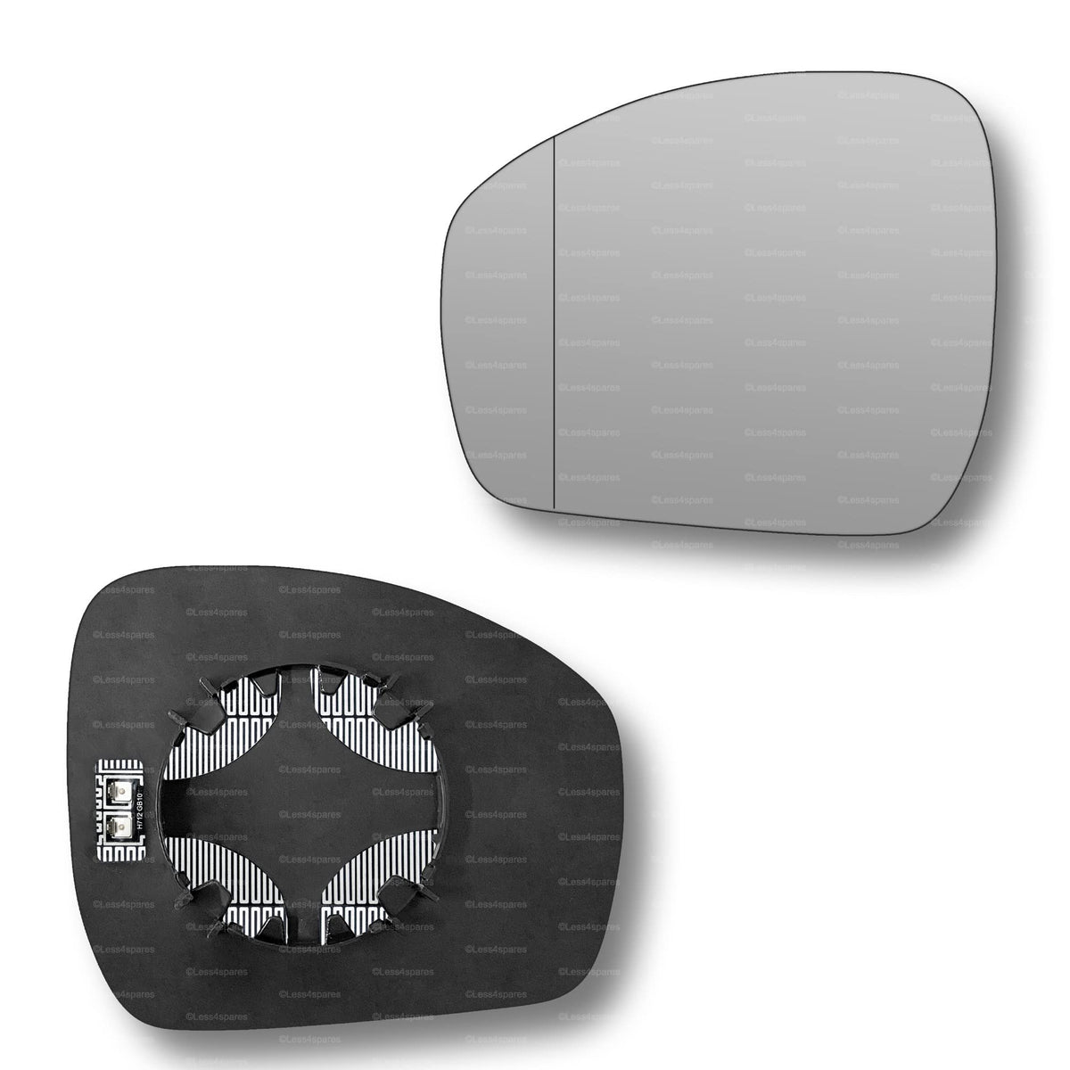 Replacement Wing Mirror Glass Left for Land Rover Range Rover Sport 2013-2022 Clip-On Passenger Near Side N/S Heated with Blind Spot
