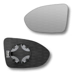 Replacement Wing Mirror Glass Left for VW Golf 2020-2022 Clip-On Passenger Near Side N/S Heated Convex