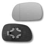 Replacement Wing Mirror Glass Left for BMW Z3 Roadster (Convertible) 1995-2003 Clip-On Passenger Near Side N/S Heated with Blind Spot
