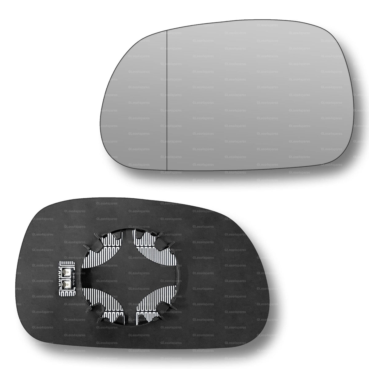 Replacement Wing Mirror Glass Left for BMW Z3 Roadster (Convertible) 1995-2003 Clip-On Passenger Near Side N/S Heated with Blind Spot