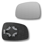 Replacement Wing Mirror Glass Left for Suzuki Swift 2005-2010 Clip-On Passenger Near Side N/S Heated Convex