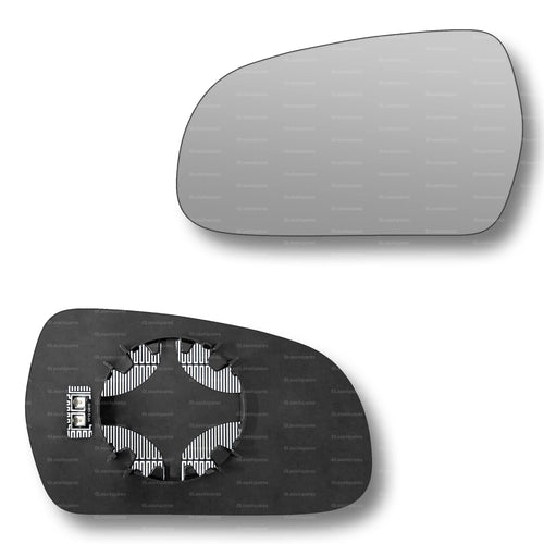 Replacement Wing Mirror Glass Left for Audi A5 2009-2016 Clip-On Passenger Near Side N/S Heated Convex