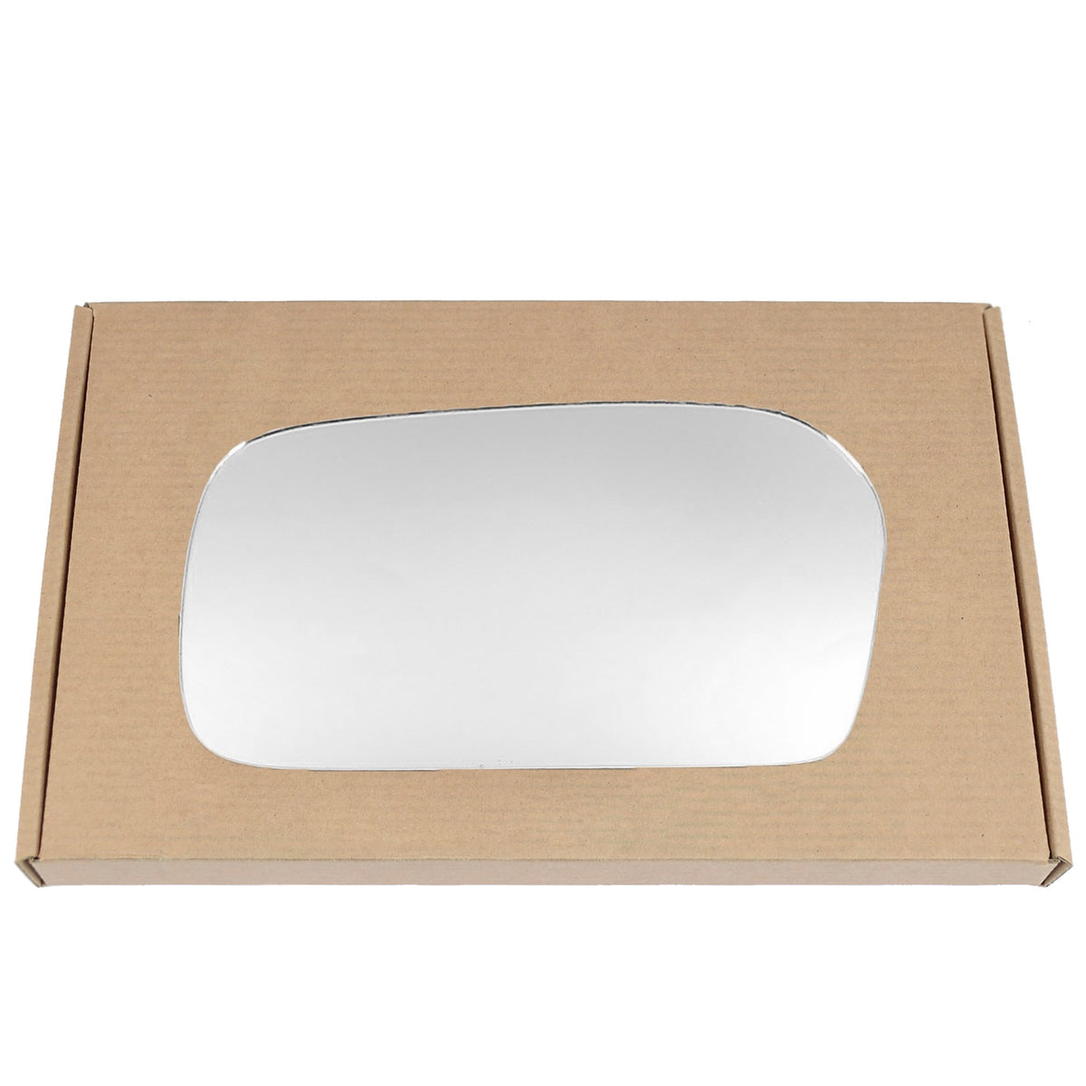 Wing Mirror Glass Left for Audi 100 1991-1994 Stick-On Passenger Near Side Convex