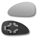 Replacement Wing Mirror Glass Left for Citroen C4 2004-2009 Clip-On Passenger Near Side N/S Heated Convex