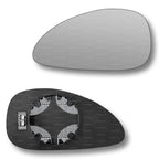 Replacement Wing Mirror Glass Left for Citroen C4 2004-2009 Clip-On Passenger Near Side N/S Heated Convex