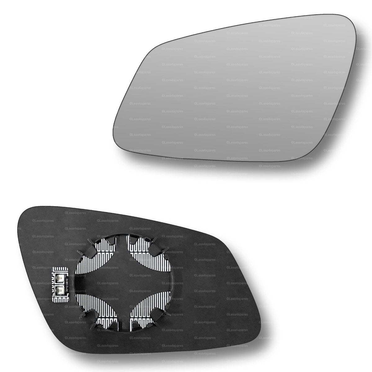 Replacement Wing Mirror Glass Left for BMW 1 Series 2011-2019 Clip-On Passenger Near Side N/S Heated Convex