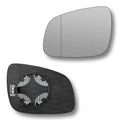 Replacement Wing Mirror Glass Left for Chevrolet Spark 2009-2015 Clip-On Passenger Near Side N/S Heated with Blind Spot