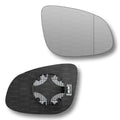 Replacement Wing Mirror Glass Right for Renault Kangoo 2013-2021 Clip-On Driver Off side Heated with Blind Spot