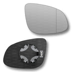 Replacement Wing Mirror Glass Right for Renault Kangoo 2013-2021 Clip-On Driver Off side Heated with Blind Spot