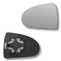 Replacement Wing Mirror Glass Left for Mitsubishi Colt 2004-2012 Clip-On Passenger Near Side N/S Heated Convex