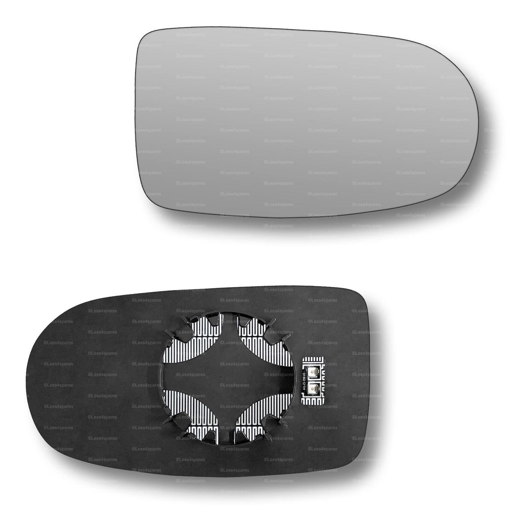 Replacement Wing Mirror Glass Right for Alfa Romeo GTV, Spider 1995-2005 Clip-On Driver Off side Heated Convex