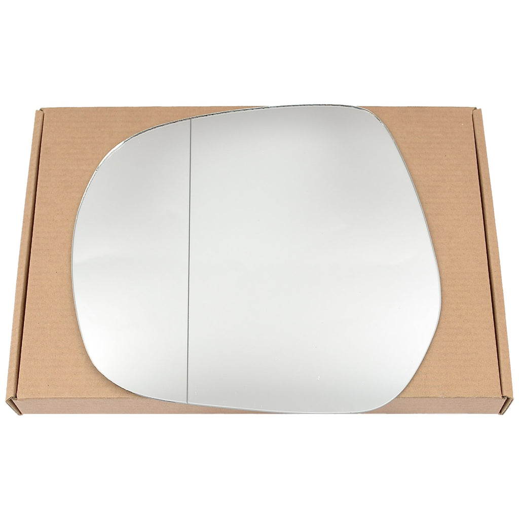 Wing Mirror Glass Left for Toyota Land Cruiser 2009-2020 Stick-On Passenger Near Side with Blind Spot